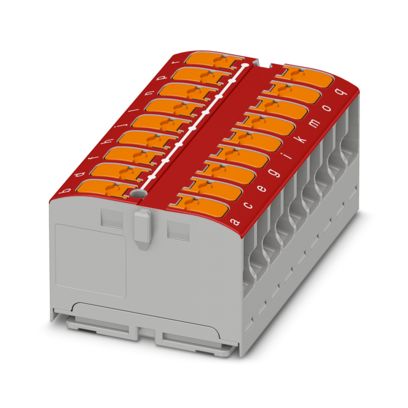 Phoenix Contact - Durchgangs-Reihenklemme Verteilerblock PTVFIX 18X2,5 RD − 20 Stück
