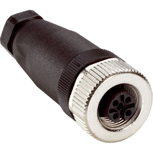 Sick - Rundsteckverbinder, feldkonfektionierbar (Industriesteckverbinder) Kabeldose DOS-1204-G M12,4p.,gerade