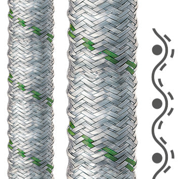 Flexa - Metall-Schutzschlauch Kunststoff-Schutzschlauch AIRfl-KUW-EDU, AD45 10 m AD 45, 37x 45mm − 10 Meter