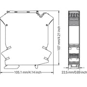 WAGO - Elektronik-Leergehäuse Leergehäuse 2857-124 − 5 Stück