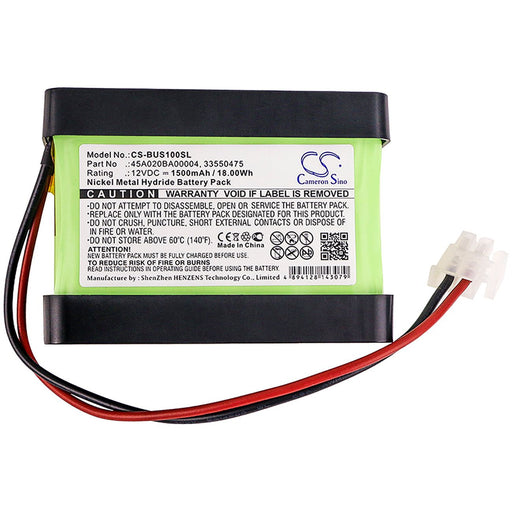 Hückmann - Akku Akkupack Türsteuerung 12V CS-BUS100SL 1500mAh Ni-MH Besam