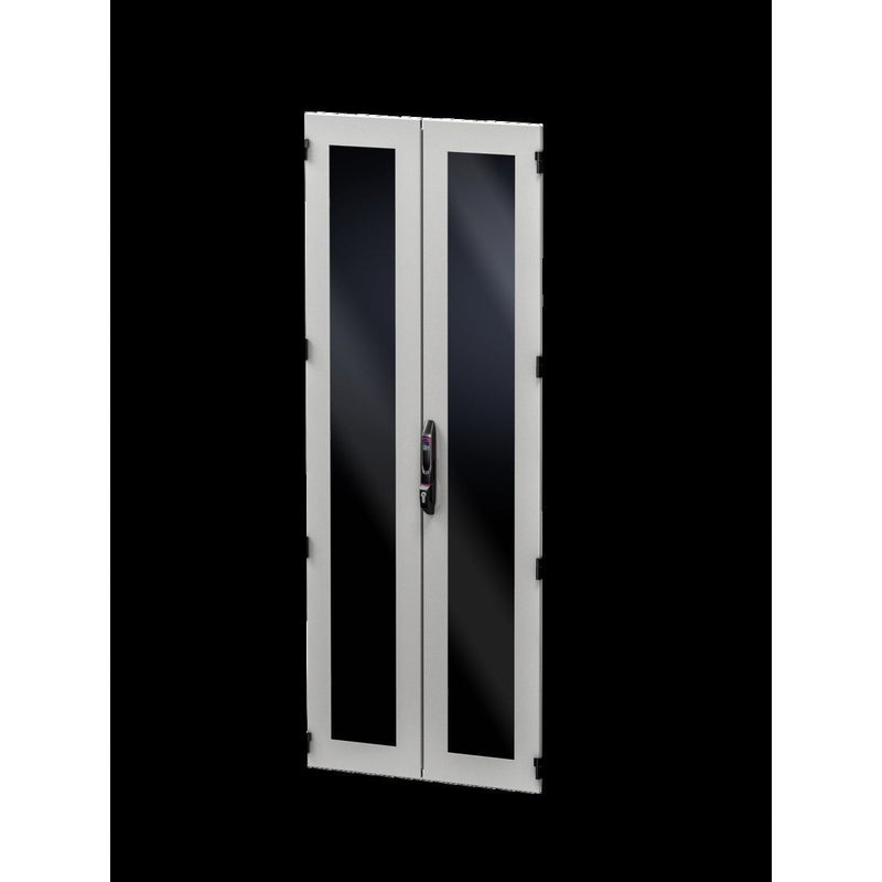 Rittal - Tür/Bedientableau (Schaltschrank) Stahlblech-Sichttür DK 5301.437 vertikal geteilt