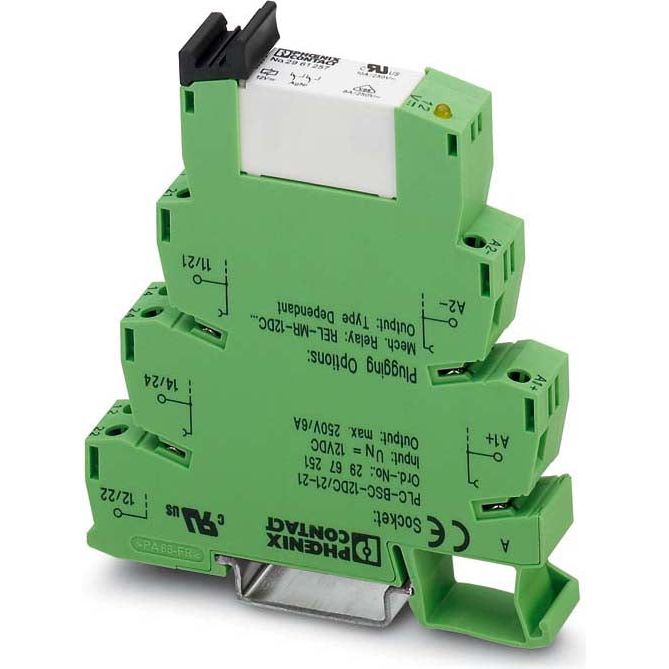 Phoenix Contact - Schaltrelais Relaismodul PLC-RPT120UC/21-21AU − 10 Stück