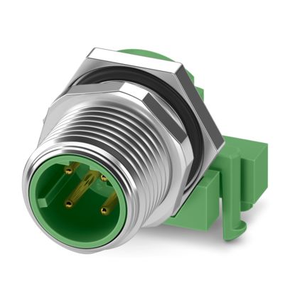 Phoenix Contact - Rundsteckverbinder, feldkonfektionierbar (Industriesteckverbinder) Gerätesteckverbinder SACC-DSIV-M1#1396620 Hinterwand − 10 Stück