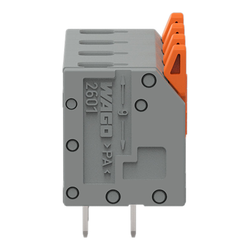 WAGO - Leiterplattenklemme 2601-3304 1,5mm²,gr − 70 Stück