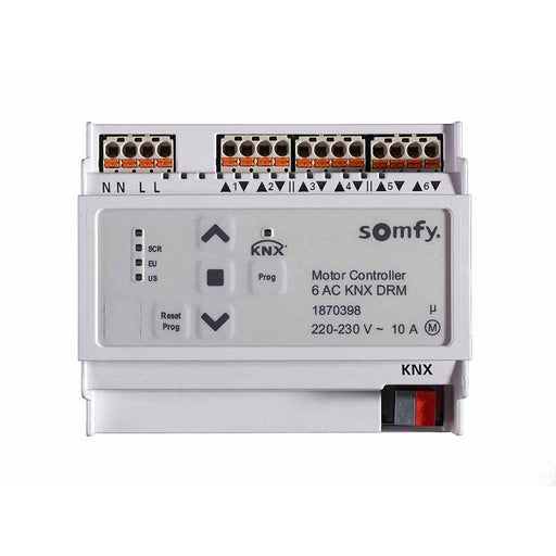 Somfy - Bussystem-Jalousieaktor Motorsteuergerät-KNX 1870398 f.6 Antr.,220-230VAC