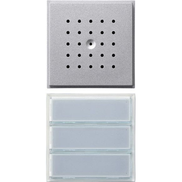 Gira - Türstation für Türkommunikation Türstation 126165 UP 3fach alu LED ws