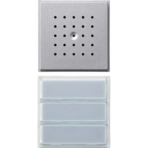 Gira - Türstation für Türkommunikation Türstation 126165 UP 3fach alu LED ws