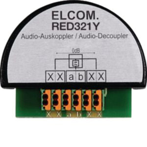 Elcom - Zusatzgerät für Türkommunikation Audio-Auskoppler RED321Y 2Draht UP