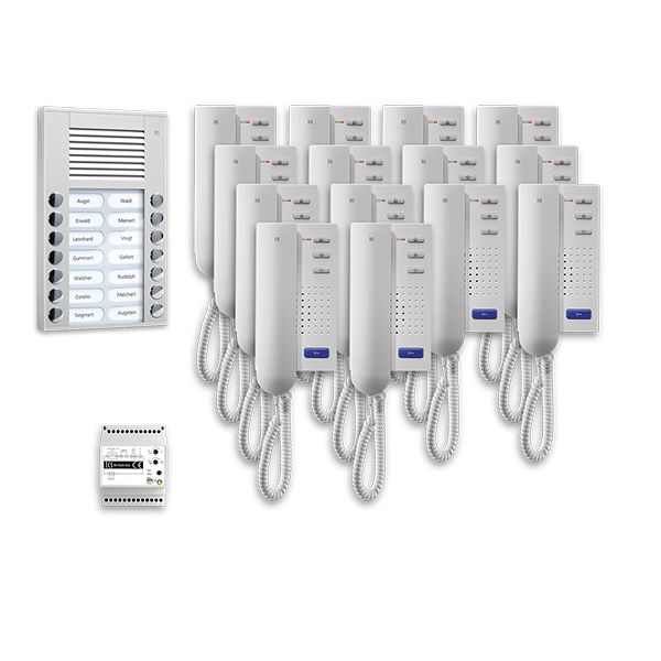TCS Tür Control - Türsprech-Set Audio Außenstation Pack 14 PPA14-EN/02 PES 14 Tasten AP