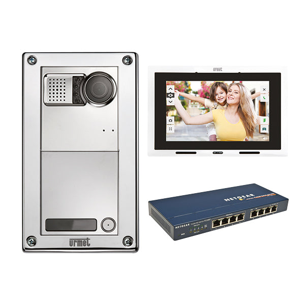 Grothe - Türsprech-Set IP-Türstation SET 1060/601 Video/MonitorMAX PoE