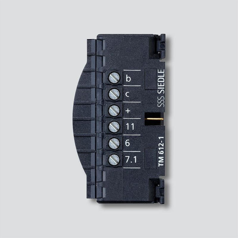 Siedle&Söhne - Zubehör/Ersatzteile für Türkommunikation Klemmblock TM 612-1 Schwarz