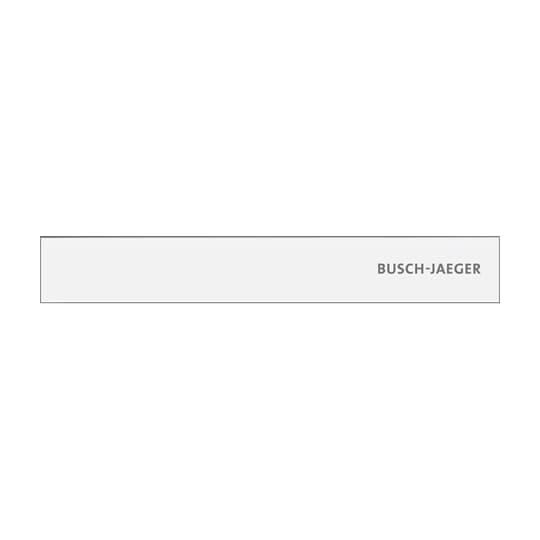 Busch-Jaeger - Zubehör/Ersatzteile für Türkommunikation Abschlussleiste 51381EP-W-03 Gr.1/x