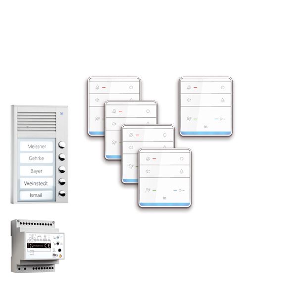 TCS Tür Control - Türsprech-Set pre:pack Audio AP 5WE PPAF05-EN/01 m.Außenstation PAK