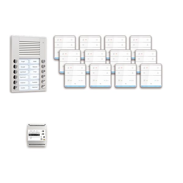TCS Tür Control - Türsprech-Set pre:pack Audio AP 12WE PPAF12-EN/01 m.Außenstation PES