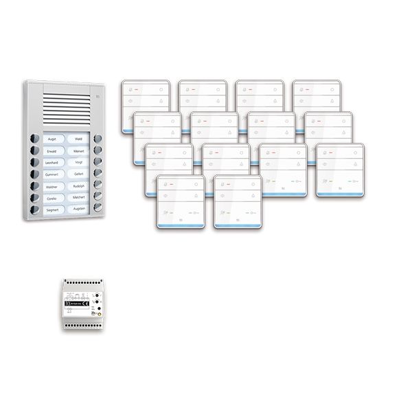 TCS Tür Control - Türsprech-Set pre:pack Audio AP 14WE PPAF14-EN/01 m.Außenstation PES