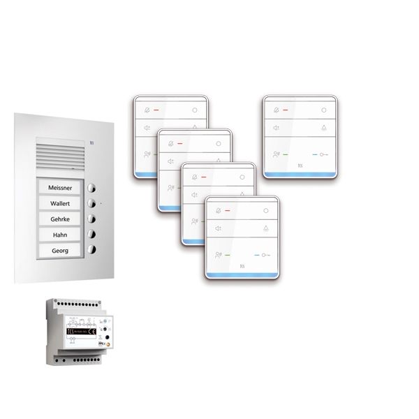 TCS Tür Control - Türsprech-Set pre:pack Audio UP 5WE PPUF05-EN/01 m.Außenstation PUK