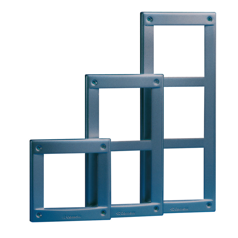 Comelit - Montageelement für Türstation Modulrahmen 3161/2 Vandalcom 2Mod.dkgr
