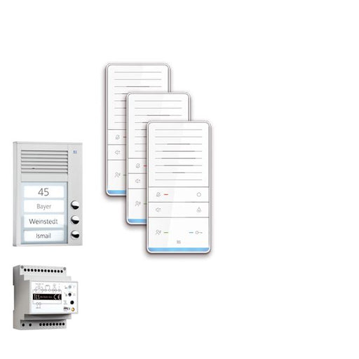 TCS Tür Control - Türsprech-Set audio:pack Aufputz f. 3WE PAAF031/001 m. Außenstation PAK