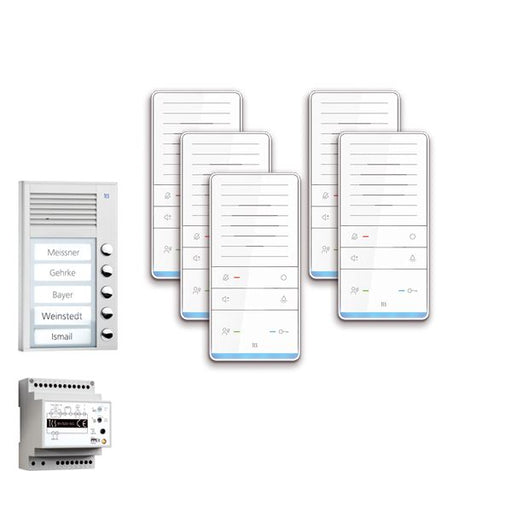 TCS Tür Control - Türsprech-Set audio:pack Aufputz f. 5WE PAAF051/001 m. Außenstation PAK