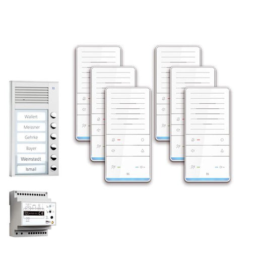 TCS Tür Control - Türsprech-Set audio:pack Aufputz f. 6WE PAAF061/001 m. Außenstation PAK