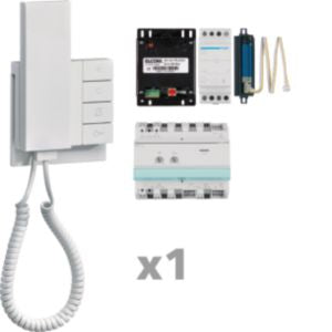 Elcom - Türsprech-Set Audio-Kit i2 REK401Y 1Tln.2Draht ELC.FON