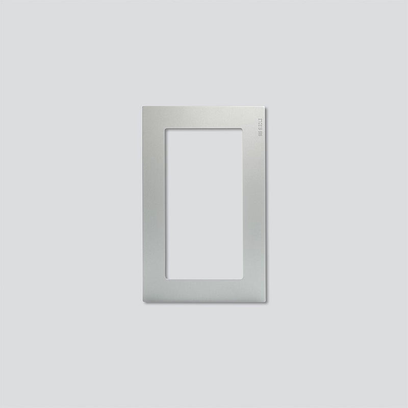 Siedle&Söhne - Zubehör/Ersatzteile für Türkommunikation Nachrüstblende Vario VA/NB 611-2/1-0 SM Silber-Metallic