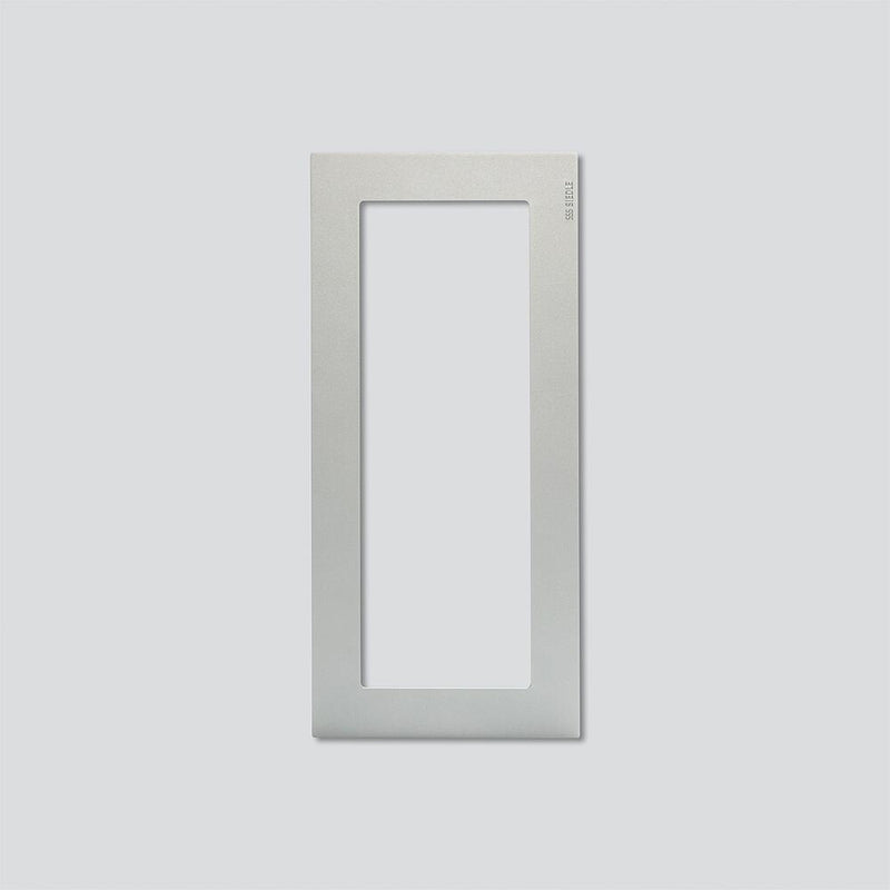 Siedle&Söhne - Zubehör/Ersatzteile für Türkommunikation Nachrüstblende Vario VA/NB 611-3/1-0 SM Silber-Metallic