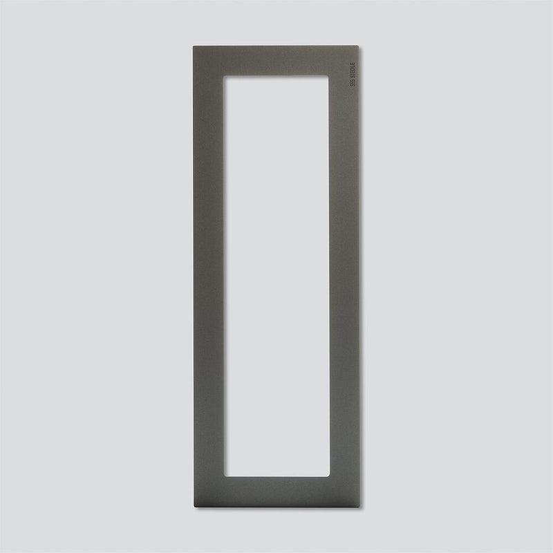 Siedle&Söhne - Zubehör/Ersatzteile für Türkommunikation Nachrüstblende Vario VA/NB 611-4/1-0 DG Dunkelgrau-Glimmer