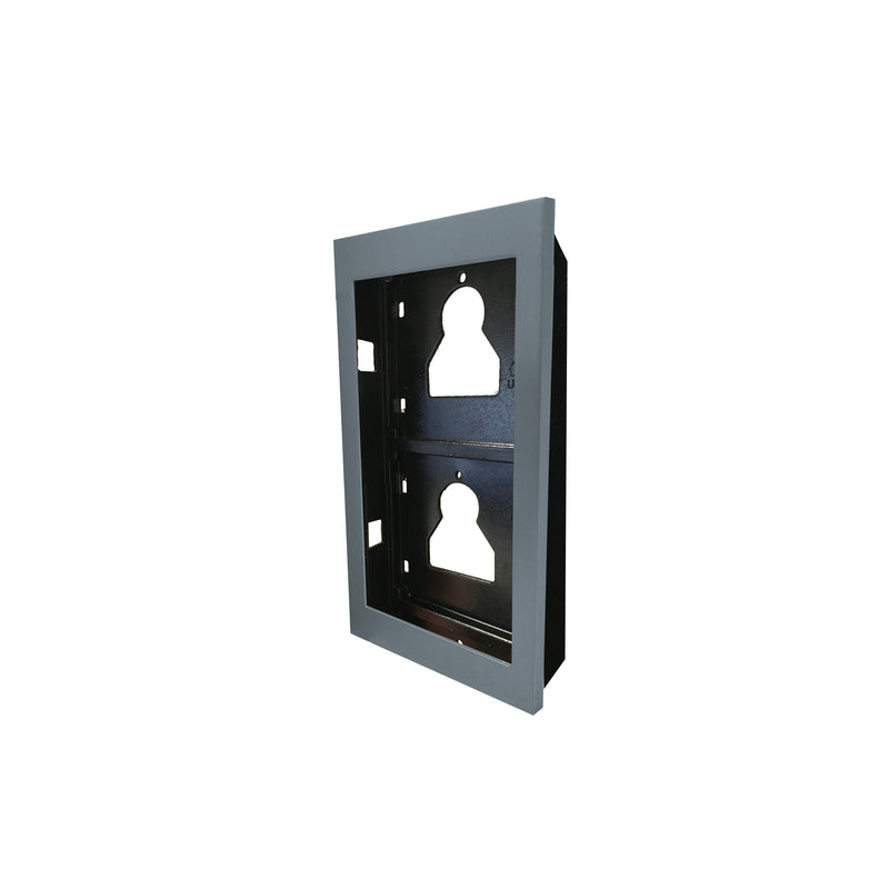 Comelit - Montageelement für Türstation Montagerahmen Ultra UP UT9162 2 Module, Alu