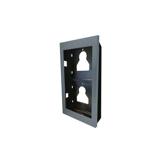 Comelit - Montageelement für Türstation Montagerahmen Ultra UP UT9162 2 Module, Alu
