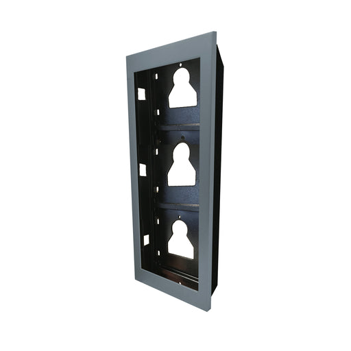 Comelit - Montageelement für Türstation Montagerahmen Ultra UP UT9163 3 Module, Alu