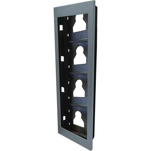 Comelit - Montageelement für Türstation Montagerahmen Ultra UP UT9164 4 Module, Alu