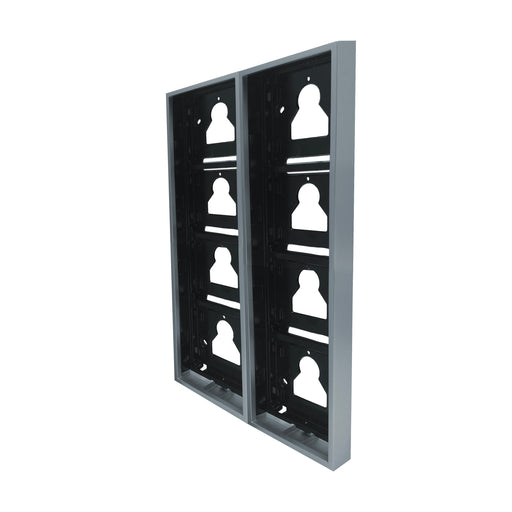 Comelit - Montageelement für Türstation AP-Gehäuse Ultra UT9178 8 Module, Alu