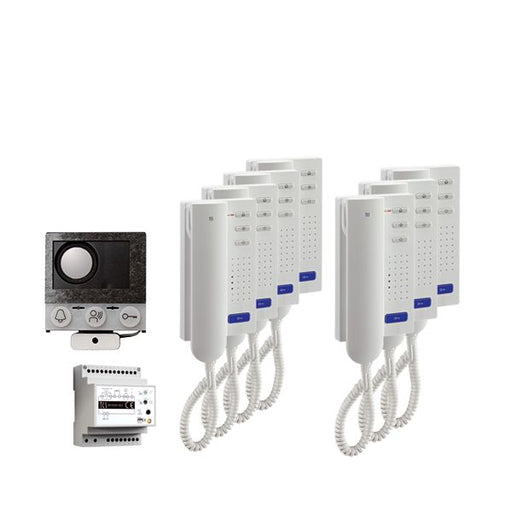 TCS Tür Control - Türsprech-Set audio:pack Einbau PAIH070/004 für 7 Wohneinheit