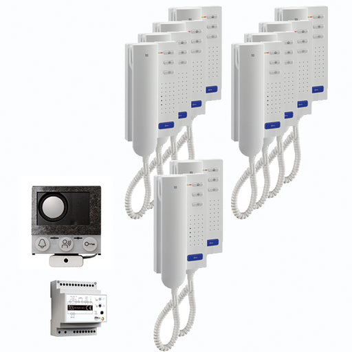 TCS Tür Control - Türsprech-Set audio:pack Einbau PAIH100/004 für 10 Wohneinheit