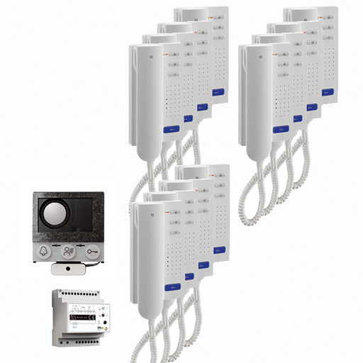 TCS Tür Control - Türsprech-Set audio:pack Einbau PAIH120/004 für 12 Wohneinheit