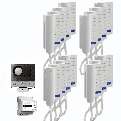 TCS Tür Control - Türsprech-Set audio:pack Einbau PAIH150/004 für 15 Wohneinheit