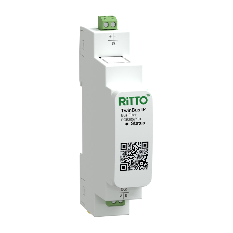 Ritto - Zusatzgerät für Türkommunikation Busfilter RGE2057101 weiß