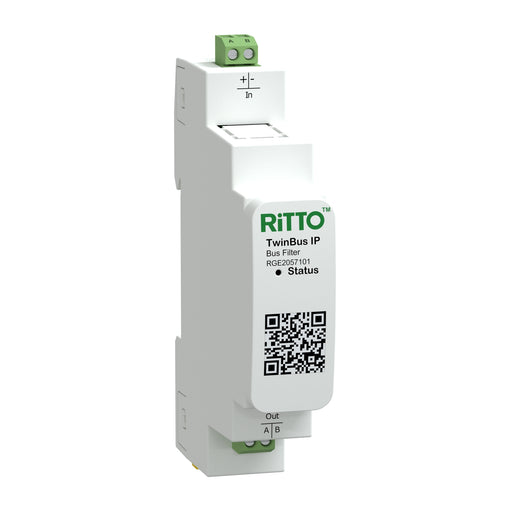 Ritto - Zusatzgerät für Türkommunikation Busfilter RGE2057101 weiß