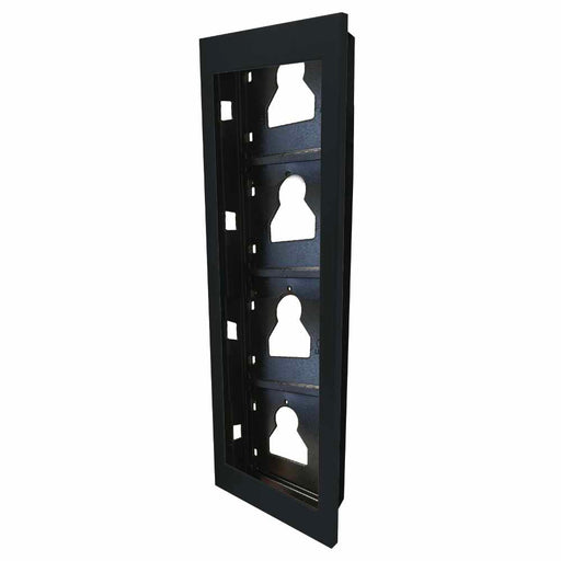 Comelit - Montageelement für Türstation Montagerahmen UT9164B 4 Module, sw