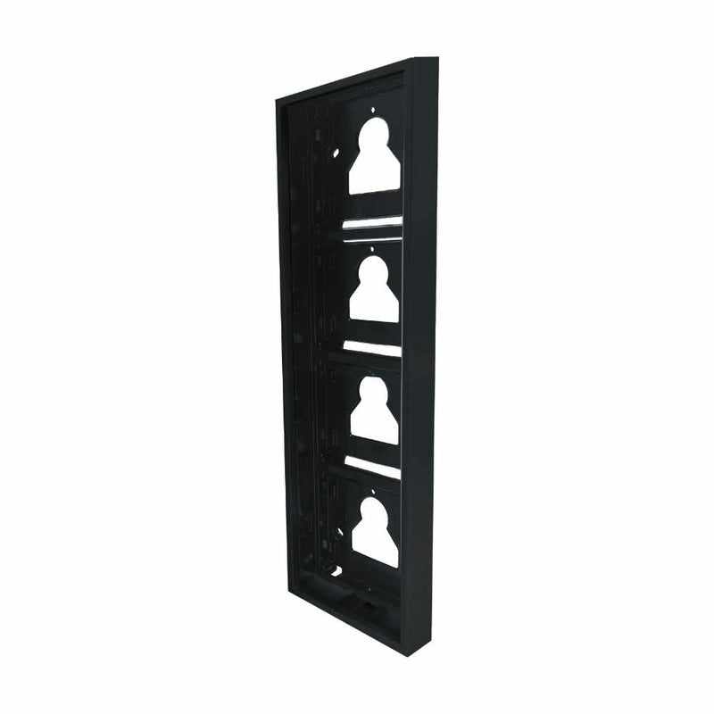Comelit - Montageelement für Türstation AP-Gehäuse Ultra UT9174B 4 Module, sw