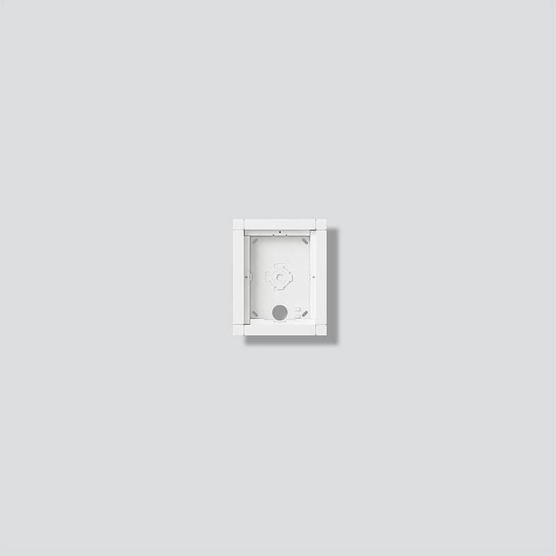 Siedle&Söhne - Montageelement für Türstation Gehäuse-Aufputz GA 612-1/1-01 W weiss − 1 Stück