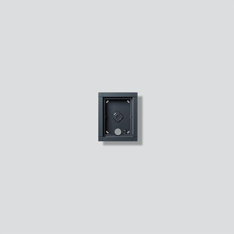 Siedle&Söhne - Montageelement für Türstation Gehäuse-Aufputz GA 612-1/1-01 AG Anthrazitgrau − 1 Stück