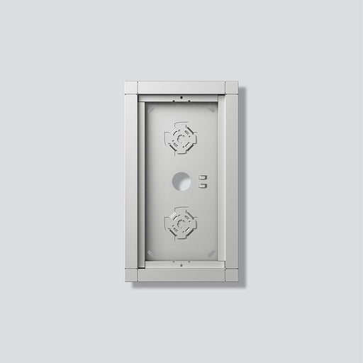 Siedle&Söhne - Montageelement für Türstation Gehäuse-Aufputz GA 612-2/1-01 SM Silber-Metallic − 1 Stück