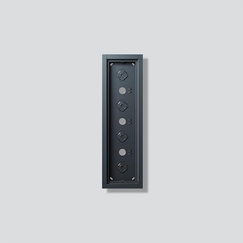 Siedle&Söhne - Montageelement für Türstation Gehäuse-Aufputz GA 612-4/1-01 AG Anthrazitgrau − 1 Stück