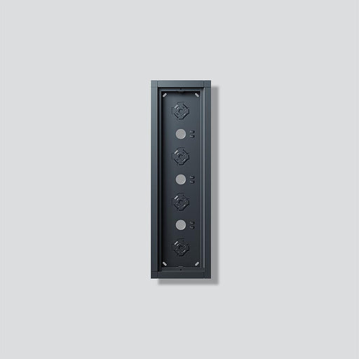Siedle&Söhne - Montageelement für Türstation Gehäuse-Aufputz GA 612-4/1-01 AG Anthrazitgrau − 1 Stück