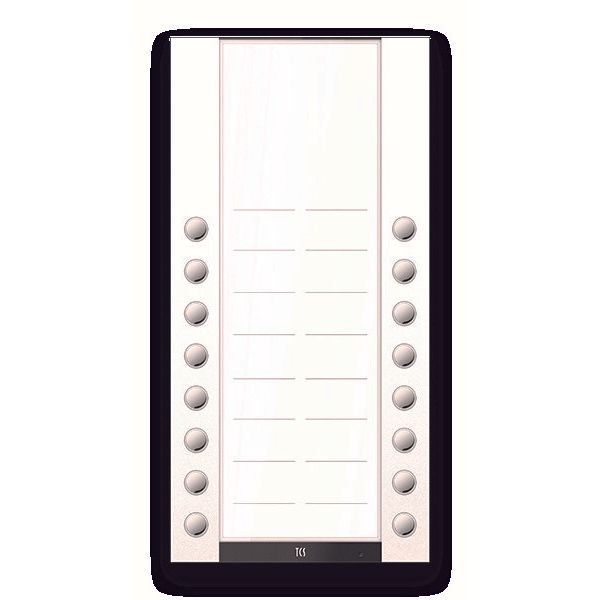 TCS Tür Control - Montageelement für Türstation PET PRO 20Tasten AEA530220-0019 L AP RAL9010