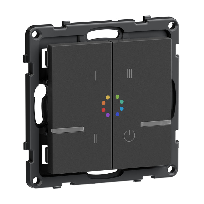 Legrand - Sender/Fernbedienung für Installationsschalterprogramme Seano m Netatmo Wandsender Legrand 765943 Farbe: Anthrazit