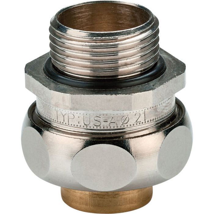 Flexa - Metall-Schutzschlauch-Verschraubung Schlauchverschraubung US-P 5010.427.048 AD56 − 2 Stück